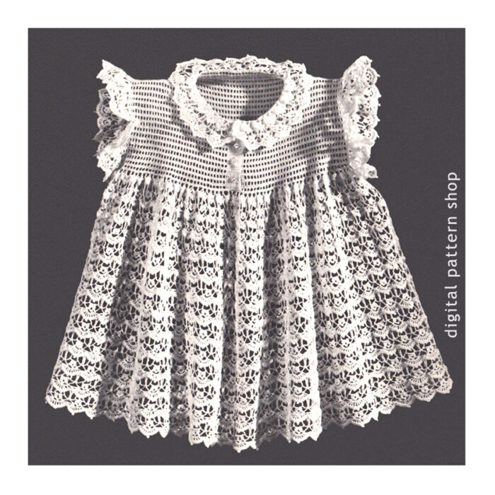 Girls crochet dress pattern C52