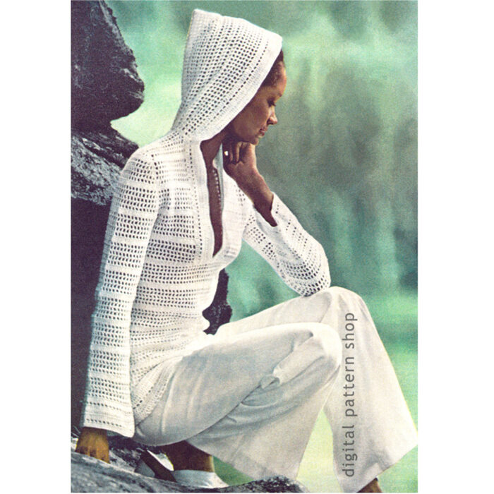 hooded sweater crochet pattern