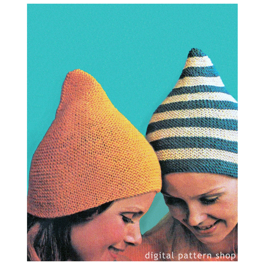 pull on hat knitting pattern K34