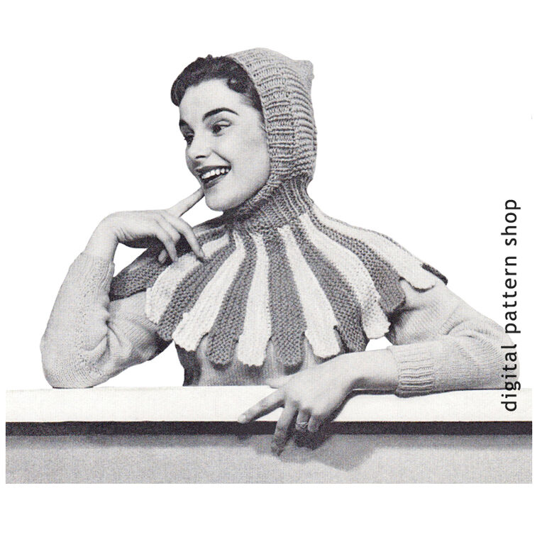 robin hood hat knitting pattern K44
