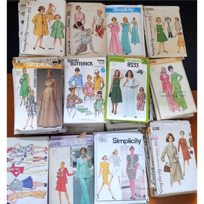 sewing pattern lot of 40