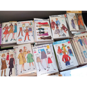 Lot of 30 Vintage Sewing Patterns, Random Selection Free Shipping