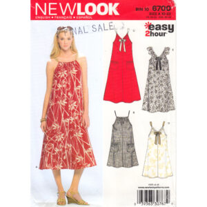 New Look 6700 dress pattern