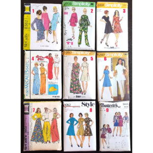 60s 70s Vintage Sewing Patterns Bust 34 Cut and Complete