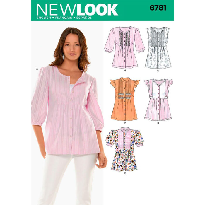 New Look 6781 blouse pattern