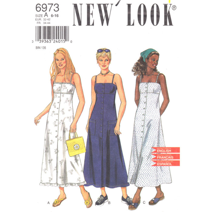 New Look 6973 dress pattern