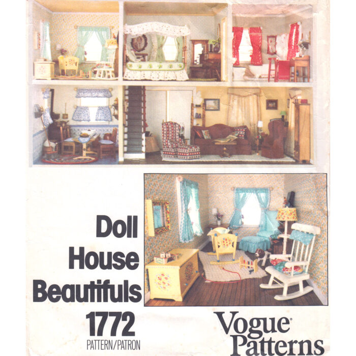 Vogue 1772 doll house pattern