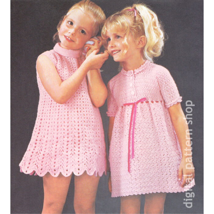 girls dresses crochet pattern