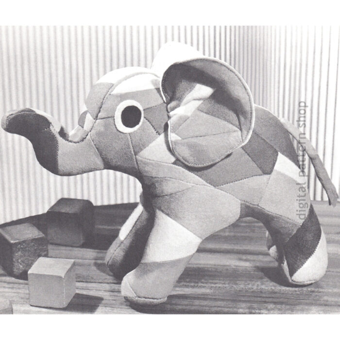 elephant sewing pattern