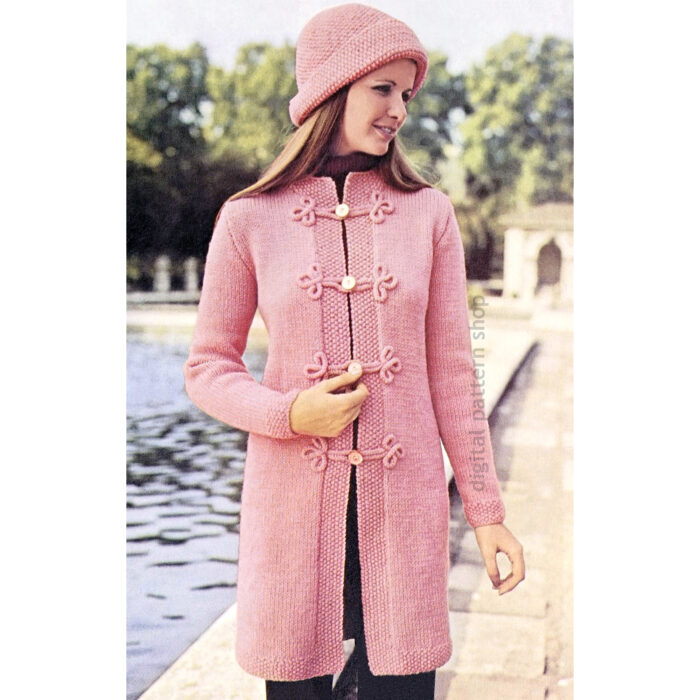 coat and hat knitting pattern