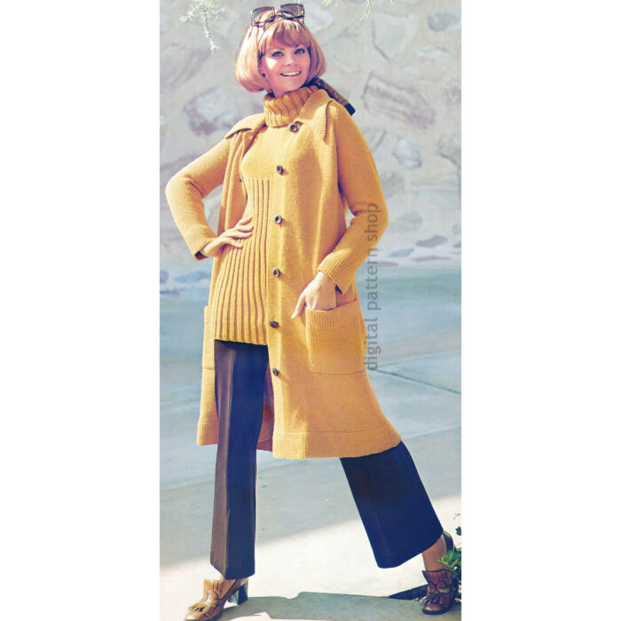 tunic dress knitting pattern