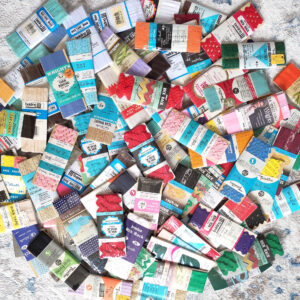 Vintage Sewing Trim Lot of 99, NOS Resell, Rick Rack, Binding, Ribbon