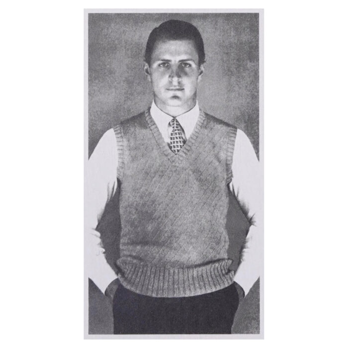 mens knit vest pattern