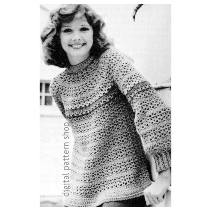 smock top crochet pattern