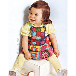girls bib skirt crochet pattern