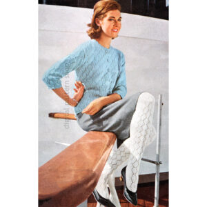 jacket and stockings knitting pattern