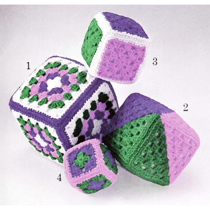 soft toy blocks crochet pattern
