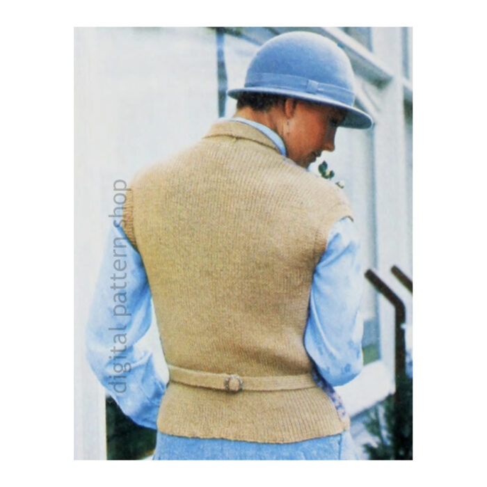 vest knitting pattern