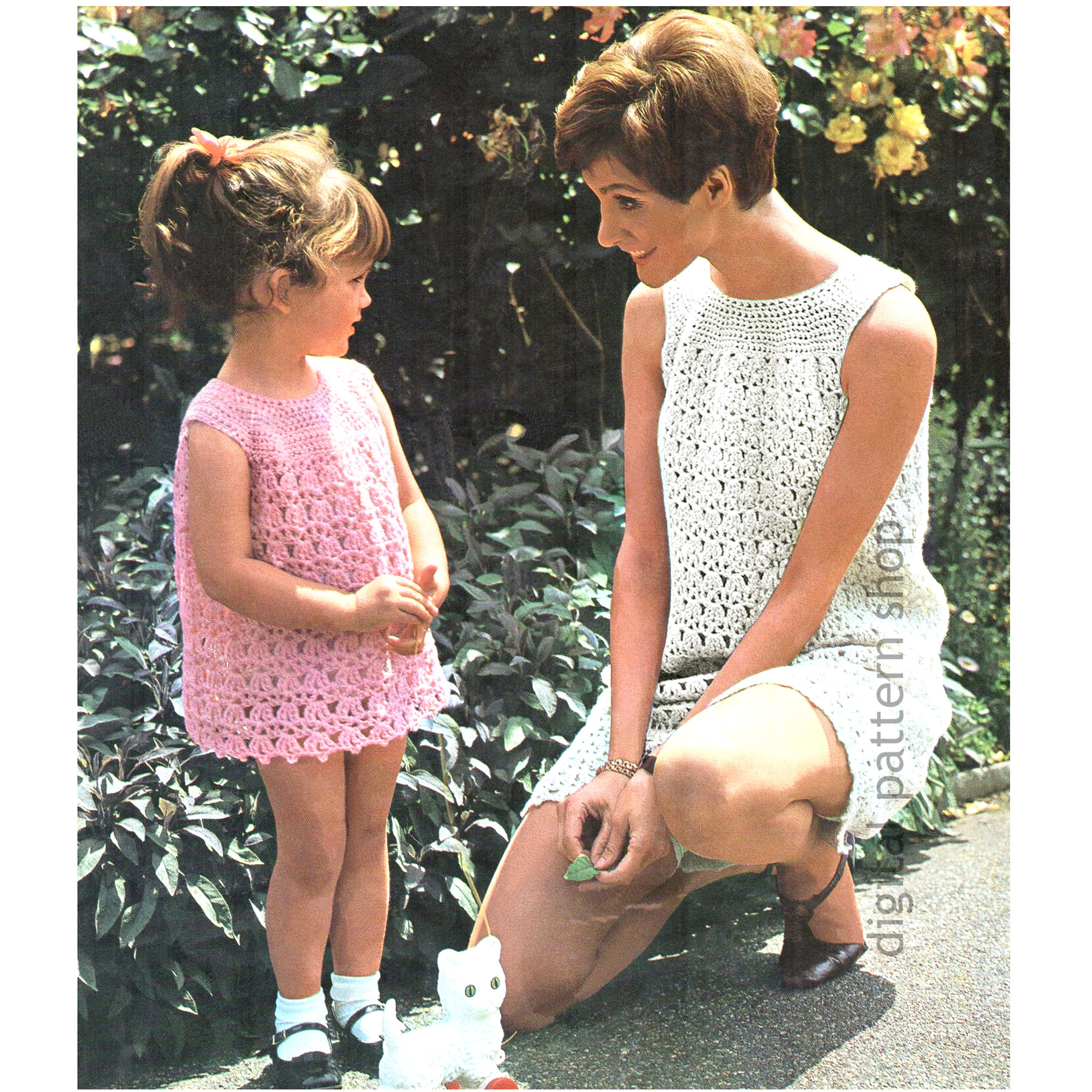 yoke dress crochet pattern