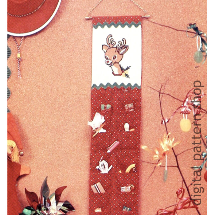 deer advent calendar pattern