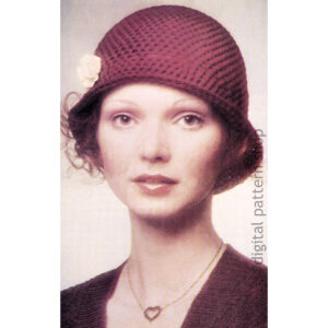 cloche hat crochet pattern