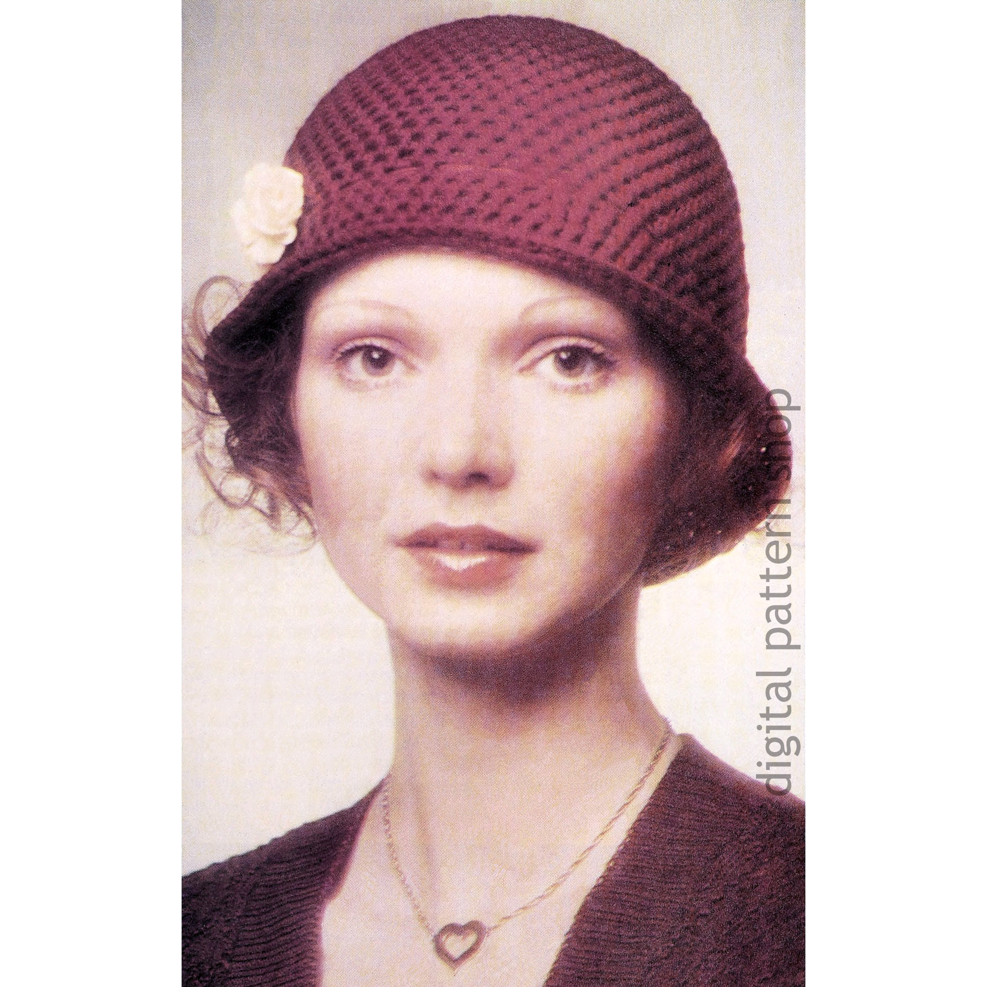 cloche hat crochet pattern