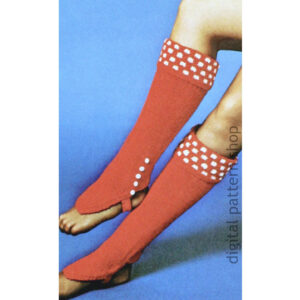 Leg Warmers Knitting Pattern, Tubular Knit Leg Warmer Pattern