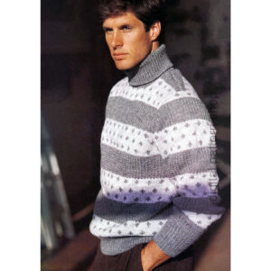 banded sweater knitting pattern