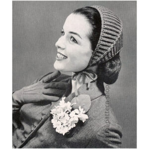 Vintage Ear Warmer Crochet Pattern, Cuddle Cap, Jibber Headband