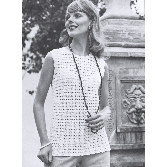 tunic top crochet pattern