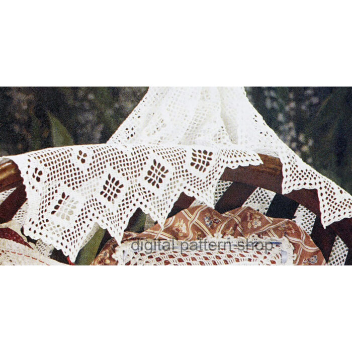 Filet Crochet Curtain Pattern
