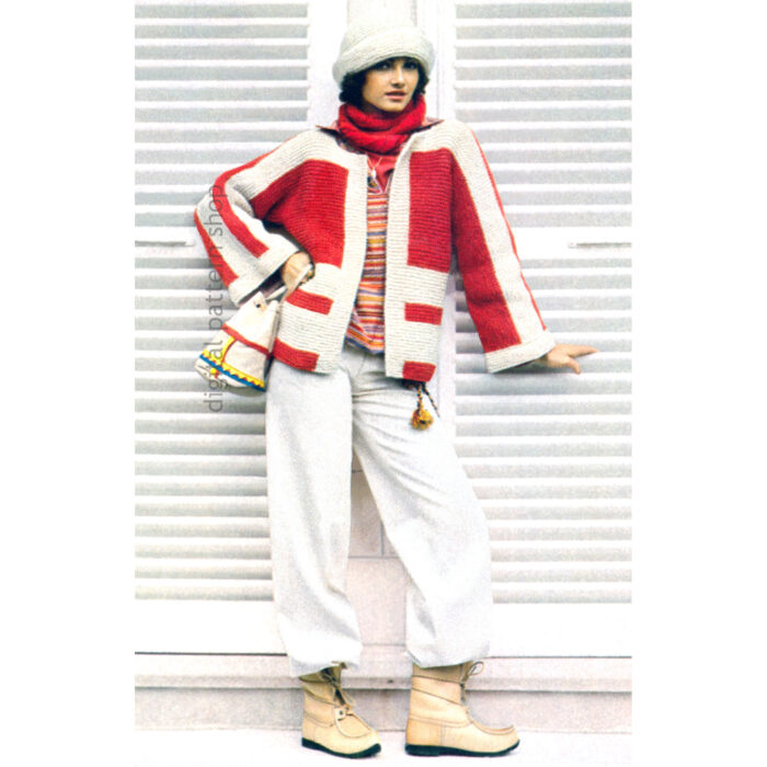 boxy jacket knitting pattern