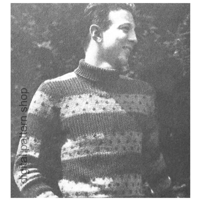 banded sweater knitting pattern