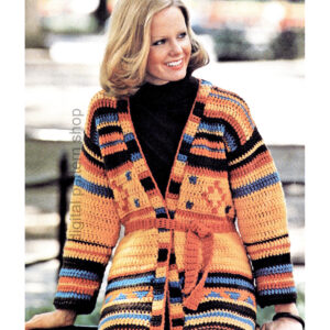 geometric jacket crochet pattern