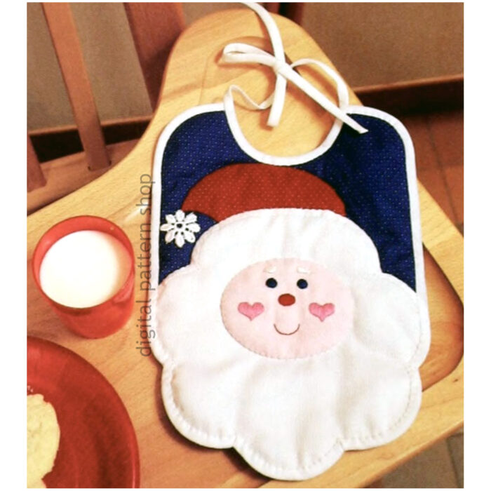 Santa Baby Bib Sewing Pattern