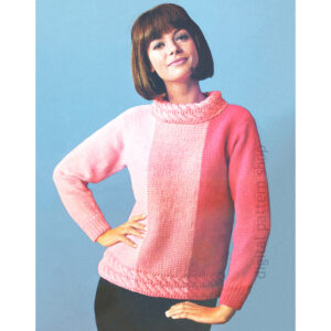 cable sweater knitting pattern