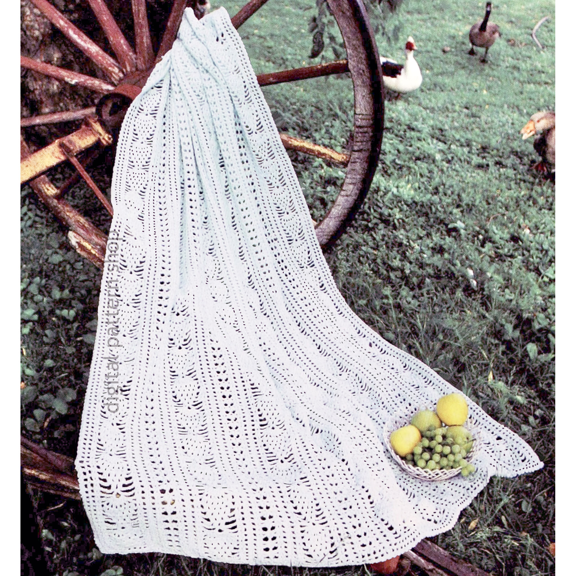 pineapple crochet afgan crochet pattern