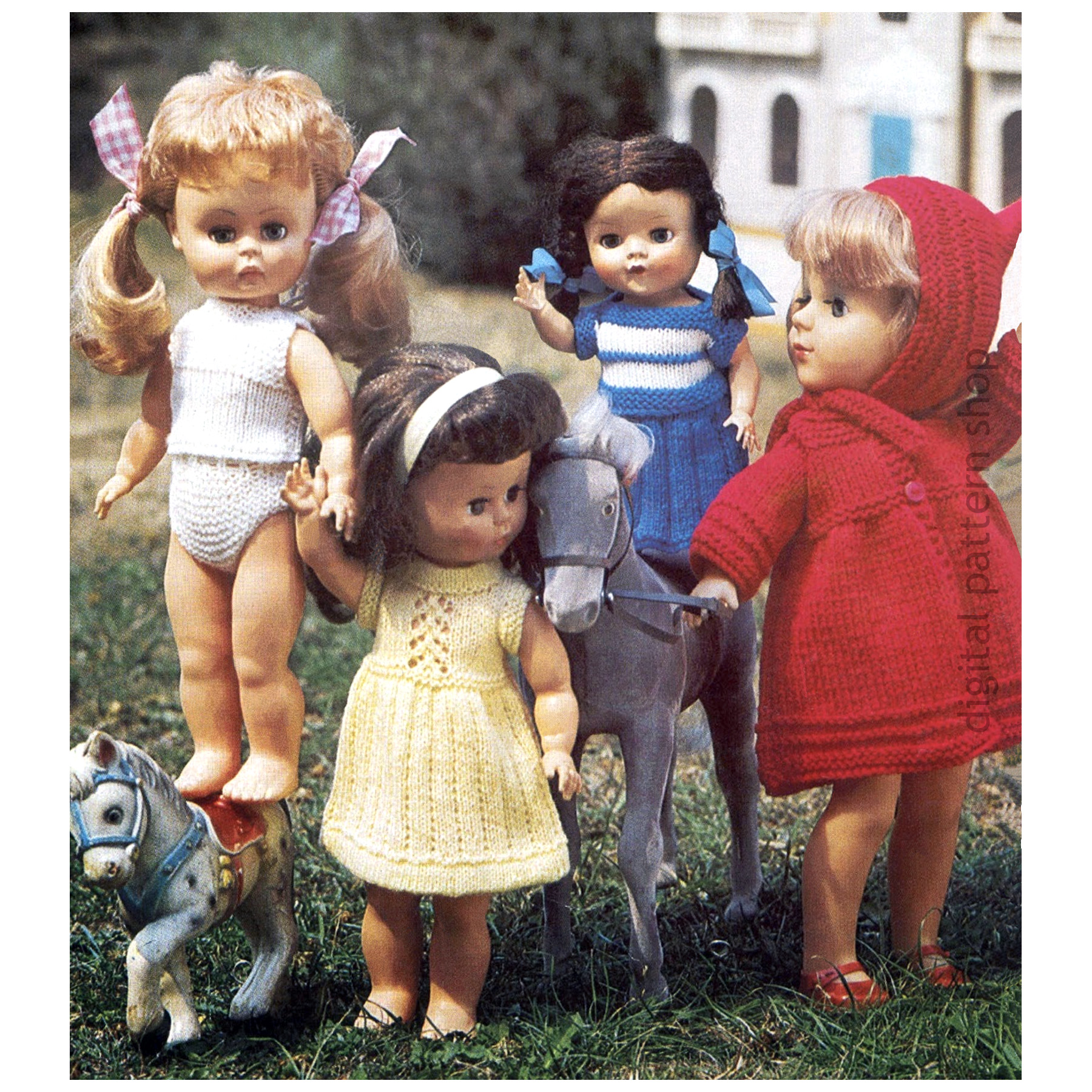 doll wardrobe knitting pattern