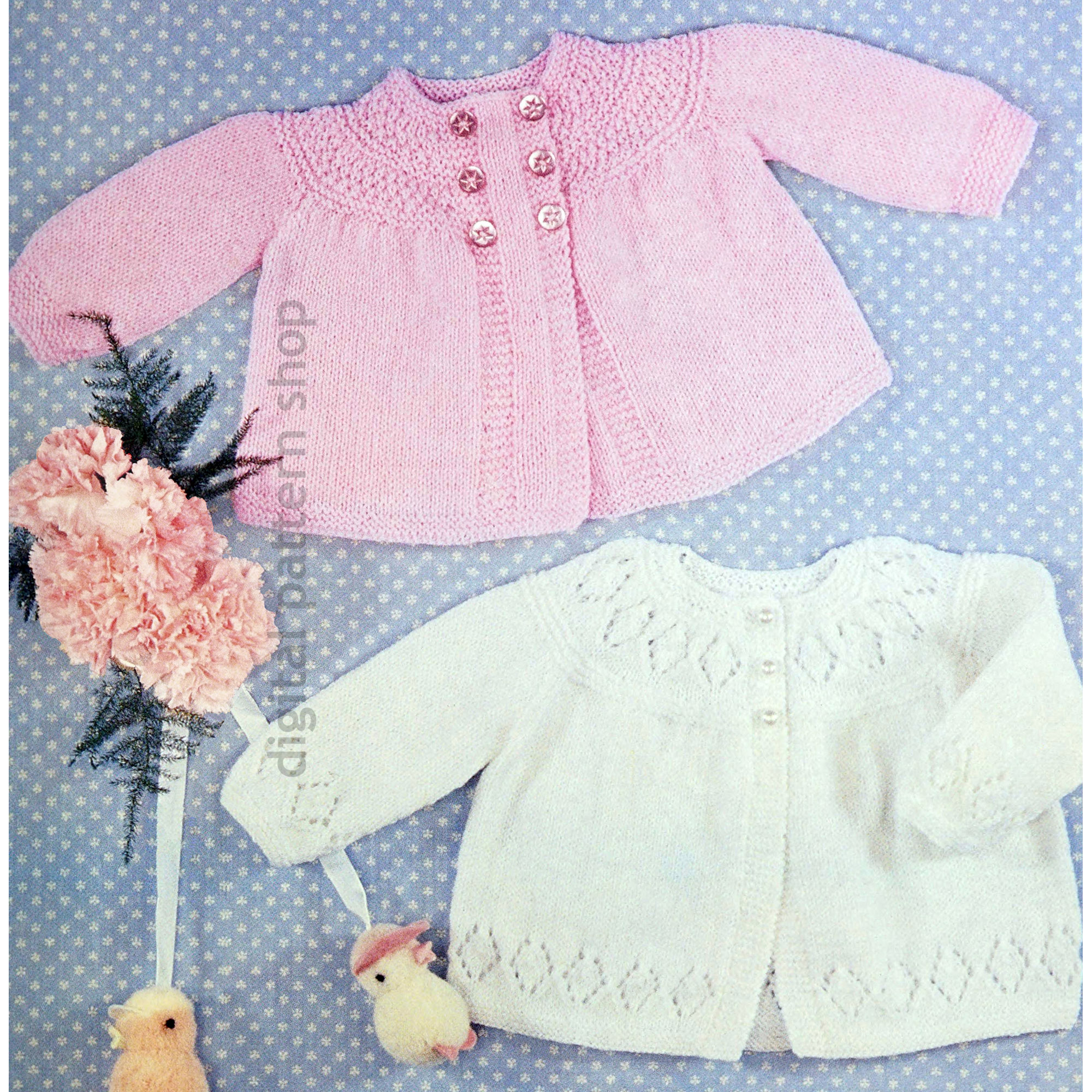 baby sweaters knitting pattern