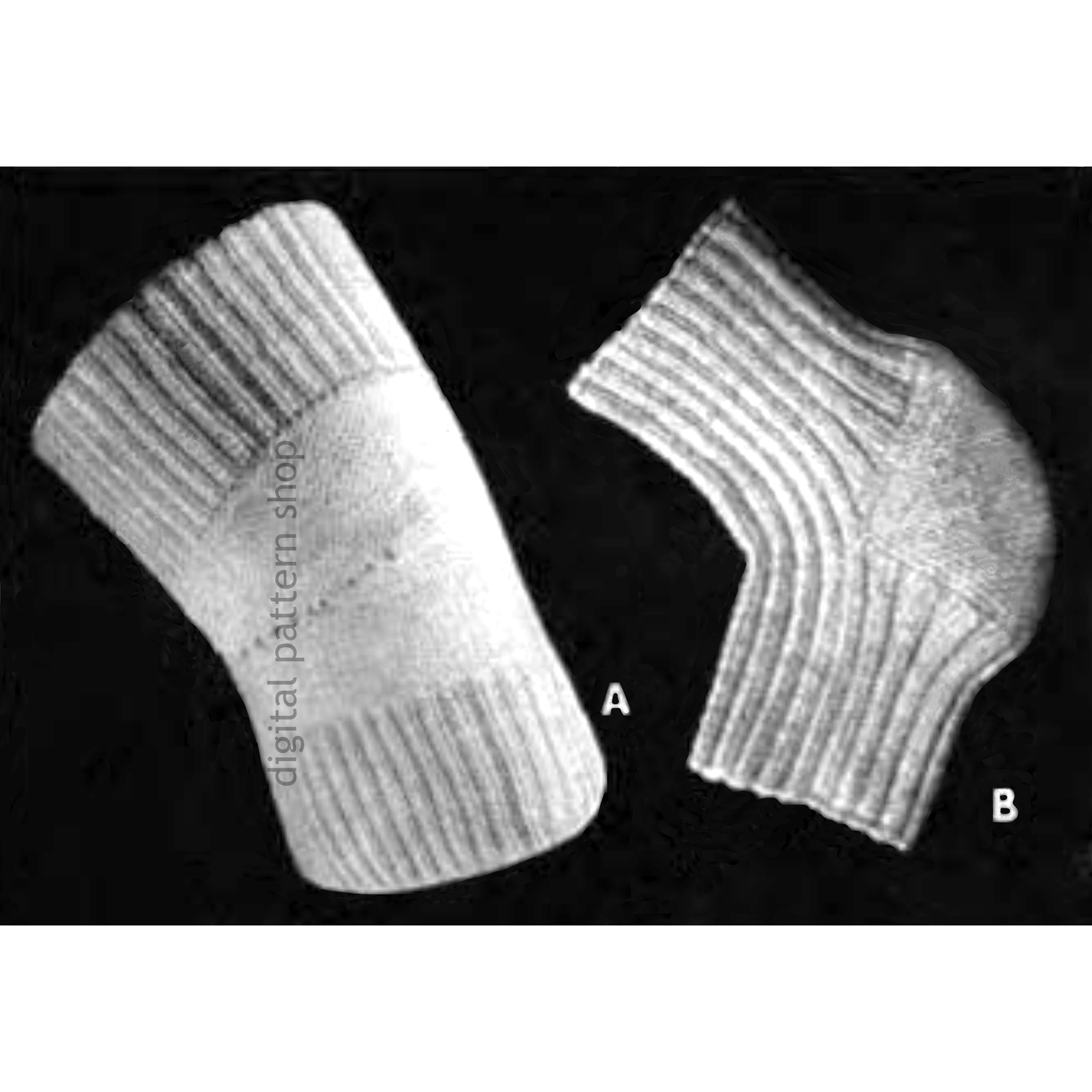 knee caps knitting pattern