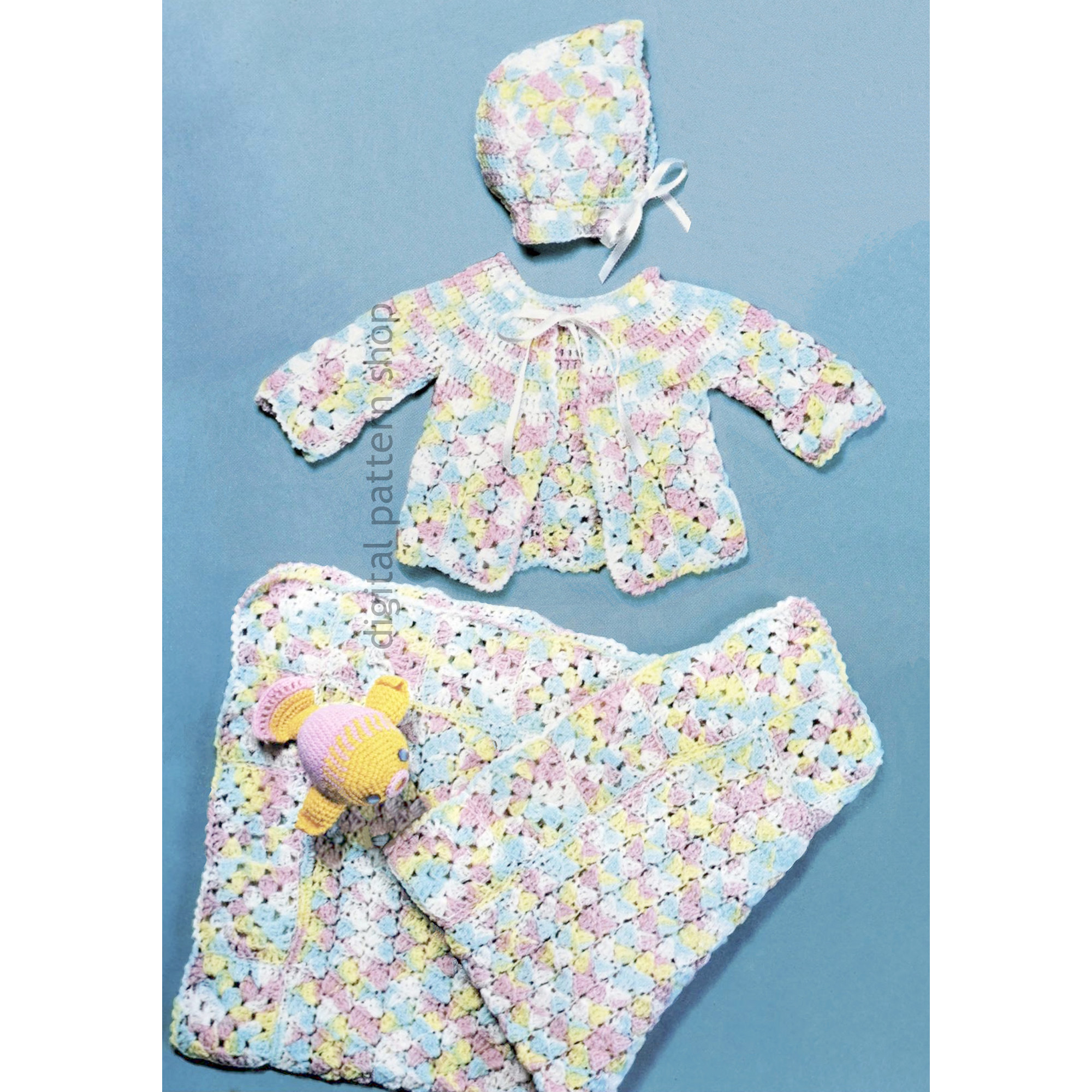 baby layette crochet pattern