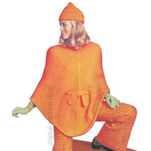 cyclist poncho knitting pattern