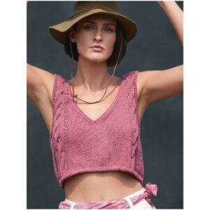 Crop Tank Top Knitting Pattern