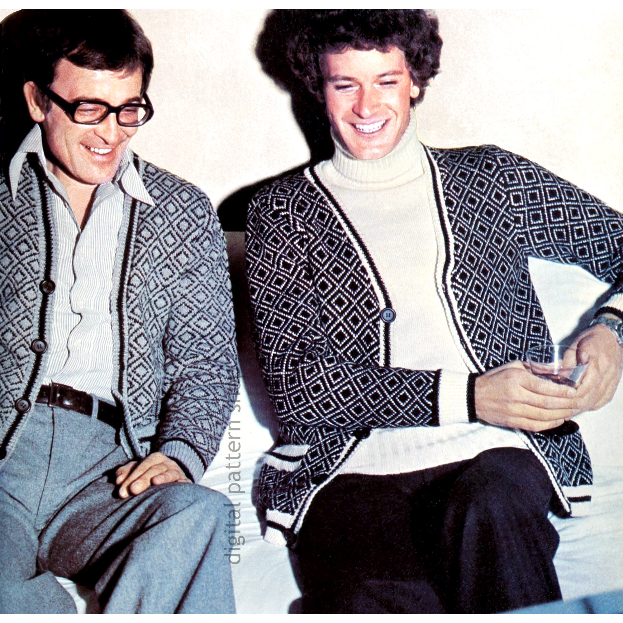 Diamond Cardigan Knitting Pattern