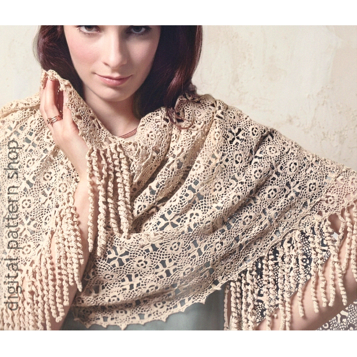 Lacy Stole Crochet Pattern