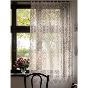 Lacy Diamond Curtain Crochet Pattern