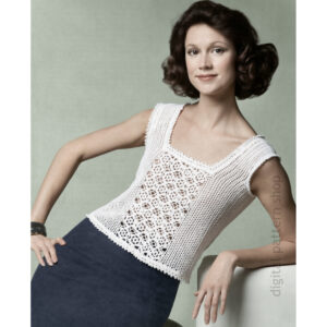 Vintage Irish Crochet Top Pattern