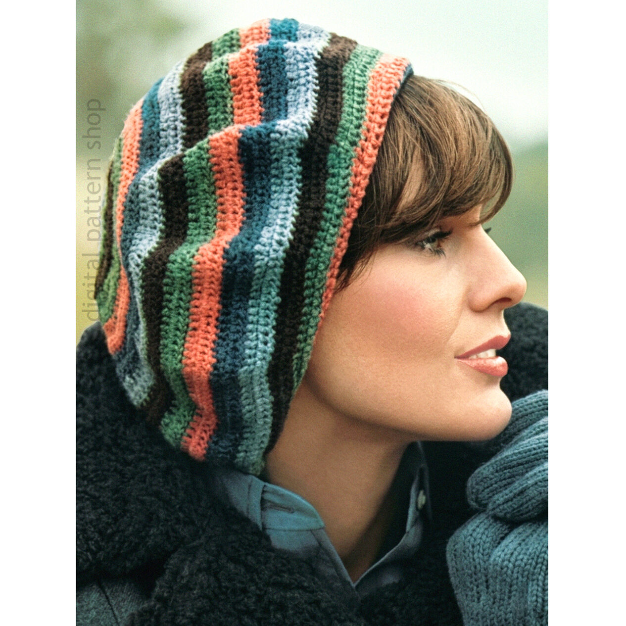 Slouchy Crochet Hat Pattern