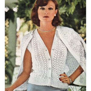Shell Top and Cardigan Crochet Pattern