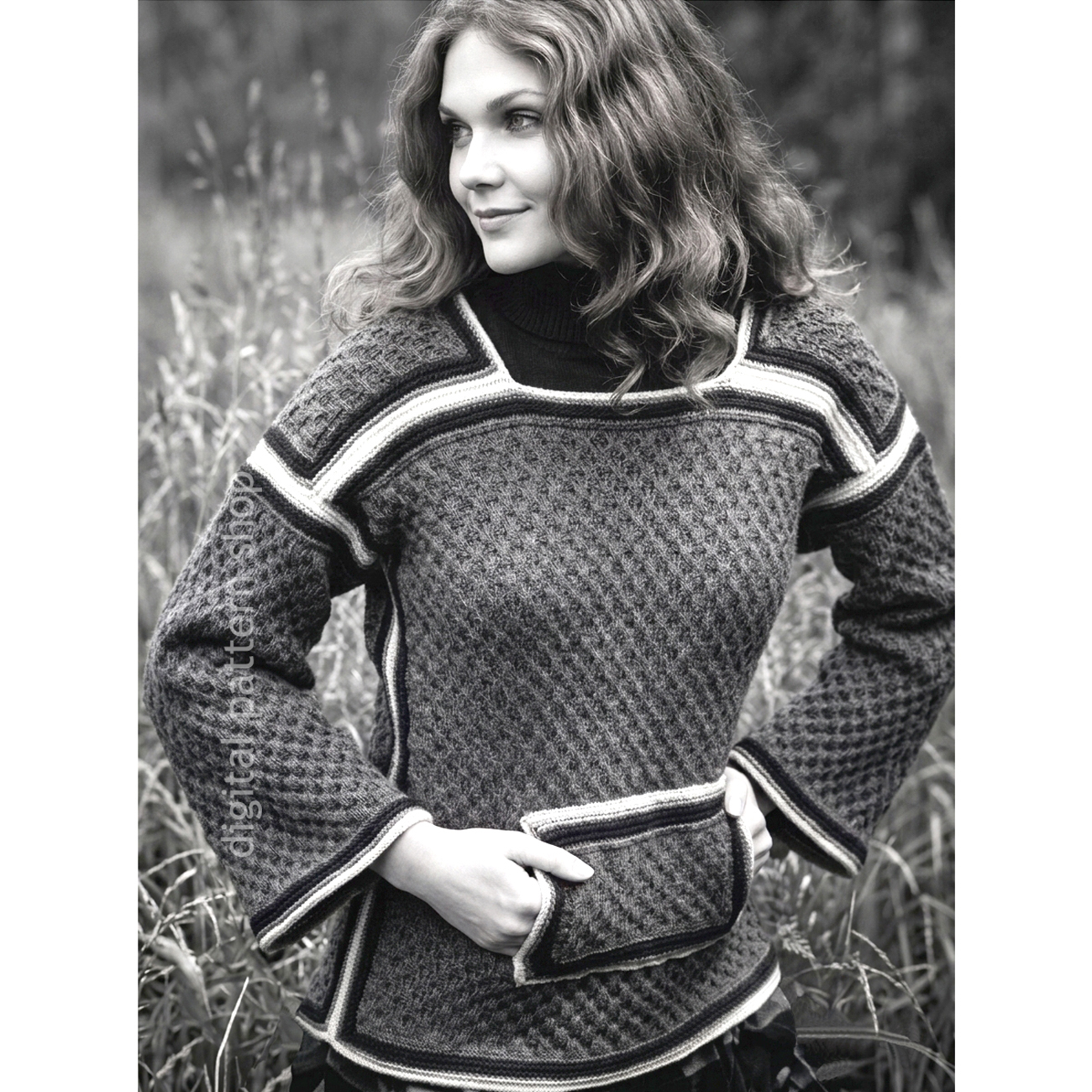 knit and crochet sweater pattern